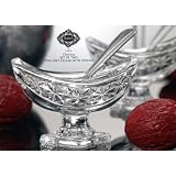 Godinger 13022 Oval Salt Cellar Pair