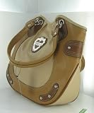 XOXO Kensington Tan Colored Double Handle Tote