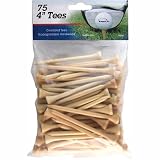 Intech 75 Pack 4 Inch Natural Tees