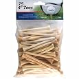 Intech 75 Pack 4 Inch Natural Tees