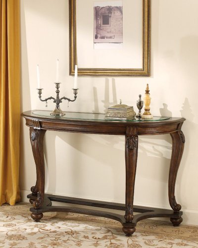 Traditional Dark Brown Norcastle Sofa Table