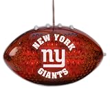 4" NFL New York Giants LED Light-Up Football Christmas Ornament