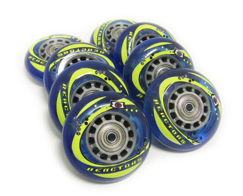 OUTDOOR SPORT Inline Skate Wheels 72mm 80a BSB ABEC 5 BEARINGS & SPACERS