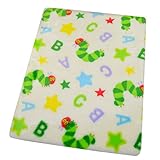 はらぺこあおむし フランネル 毛布 ブランケット THE WORLD OF ERIC CARLE グリーン