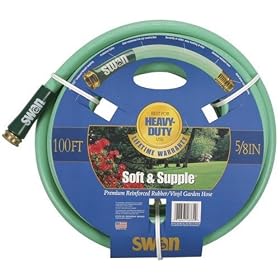 Swan Soft And Supple SNSS58100 5 8-Inch x 100-Foot Green Garden Hose by Colorite