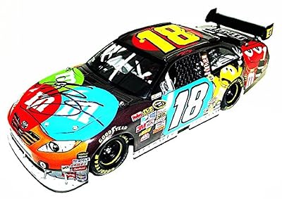 'AUTOGRAPHED 2009 Kyle Busch #18 M&M''s Racing Team GUNMETAL (Race Fans Only) Action Signed 1/24 NASCAR Diecast Car with COA (#136 of only 288 produced!) '