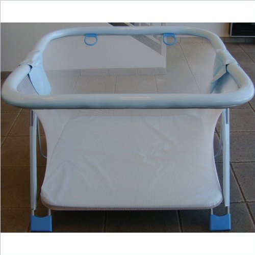 Buy Low Price Sorelle Light Blue Sorelle Brevi Play Yard in Grey Print or Light Blue 582-70