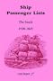 Ship Passenger Lists, The South (1538-1825)