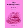 Ship Passenger Lists, The South (1538-1825)