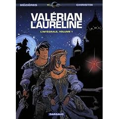Val�rian et Laureline l'Int�grale, volume 1 : Les mauvais r�ves ; La cit� des eaux mouvantes ; L'empire des mille plan�tes