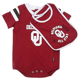 University of Oklahoma Infant Bandit Onesie