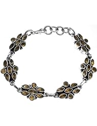 Faceted Citrine Bracelet - Sterling Silver