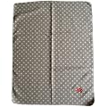 David Fussenegger 62438079 Babydecke, circa 70 x 90 cm, Motiv Punkte allover, mit Stick Marienk�fer