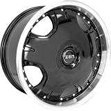 Acura CL 2.2L & 3.0L 1998-2000 MB5 Black Wheels Rims and Tires