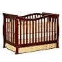 Athena Nadia 3-in-1 Convertible Wood Crib (Cherry)