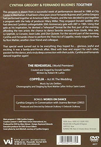 Together: Cynthia Gregory & Fernando Bujones