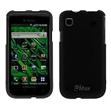 GTMax Black Rubberized Hard Cover Case for T-Mobile Samsung Vibrant SGH-t95 ....