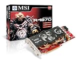 MSI R4870-T2D1G Radeon HD 4870 1 GB 256-bit GDDR5 PCI Express 2.0 x16 HDCP Ready CrossFire Supported Video Card - Retail