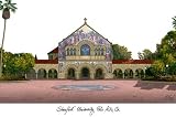 Stanford Cardinal Unframed Lithograph
