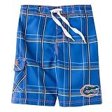 Florida Gators Plaid Cargo Swim Trunks