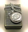 Jack Daniels Polished Chrome Pocket Watch