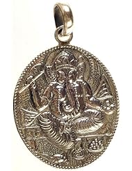 Lord Ganesha Pendant - Sterling Silver