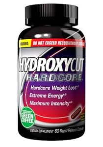 Hydroxycut Hardcore, 60ct, Weight Loss Pills with Pure Green Coffee Bean Extract