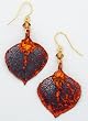 Earrings - Iridescent Aspen Leaf