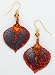 Earrings - Iridescent Aspen Leaf