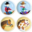 Ride 'em Knob Set by Olive Kids