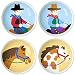 Ride 'em Knob Set by Olive Kids