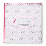 SwaddleDesigns Ultimate Receiving Blanket - Fuchsia Little Hearts