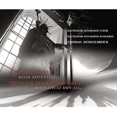 Lotti: Missa Sapientiae, Bach: Magnificat, BWV 243a