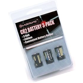 Laserlyte 3 Pack Replacement Batteries for the Kryptonyte Laser Bore Sighter (LBS-HULK-140) by 