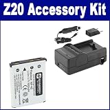 Fujifilm Finepix Z20 Digital Camera Accessory Kit includes: SDM-141 Charger, SDNP45 Battery