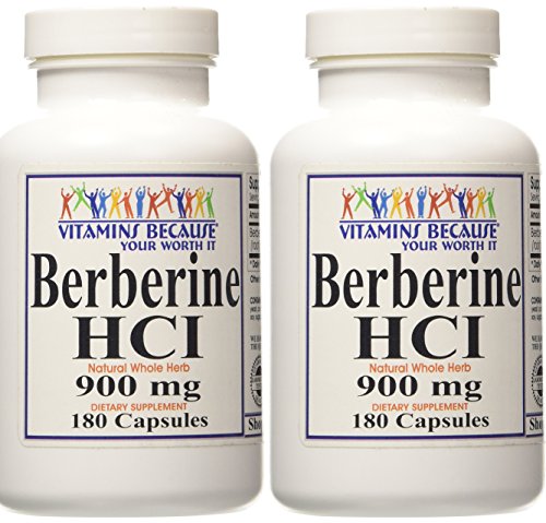 Pure and High Potency Berberine; 900mg Per Serving; 180 Capsules (2 Bottles) Pure and High Potency Berberine; 900mg Per Serving; 180 Capsules (2 Bottles)