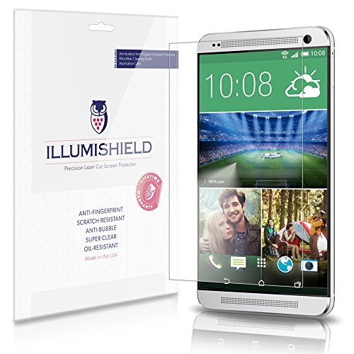 iLLumiShield - HTC One Mini 2 / HTC One Remix Screen Protector with Lifetime Replacement Warranty - Japanese Ultra Clear HD Film with Anti-Bubble and Anti-Fingerprint - High Quality (Invisible) LCD Shield - [3-Pack] OEM / Retail Packaging