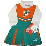 Miami Dolphins NFL Baby Infant Long Sleeve Cheerleader Halloween Costume 18 mos by Reebok