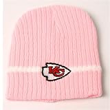 Urban Boundaries - Kansas City Chiefs - Ribbed Pink Knit Beanie
