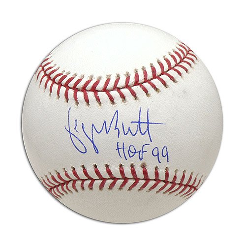 Mounted Memories Kansas City Royals George Brett Autographed Baseball W/ Hall Of Fame 1999 Inscription