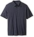 Perry Ellis Men's Big and Tall Three Button Dot Polo