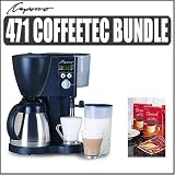 Capresso 471 Coffeetec Digital 10-cup Coffeemaker +Coffee Machine Cleaner and Descaler