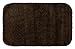 Garland Rug Traditional Plush Washable Nylon Rug, 24-Inch by 40-Inch, Chocolate