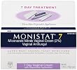 Monistat 7 Vaginal Antifungal Cream with Disposable Applicators, 1.59-Ounce Tube