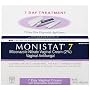 Monistat 7 Vaginal Antifungal Cream with Disposable Applicators, 1.59-Ounce Tubes (Pack of 2)
