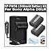2 Pack Battery And Charger Kit For Sony NEX-6 A55, A33, DSLR SLT A55, SLT A33, NEX-3, NEX-5, NEX-5N, NEX-5R, NEX-C3, NEX-7 DSLR Camera Includes 2 Replacement Extended NP-FW50 (1500 mAH) Batterries + Ac/Dc 110/220 Travel Charger + Screen Protectors + More