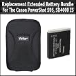 Replacent Extended Battery Bundle For Canon PowerShot S95, SD4000 IS, ELPH 500 HS Digital Camera Includes Replacement NB-6L (1200 mAH) Extended Life Battery + Deluxe Camera Hard Case