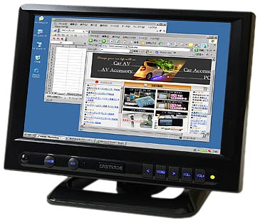 �L���X�g���[�h 8.0�^���C�h�t���^�b�`�p�l���f�B�X�v���C CL-D801W-TP-PBK