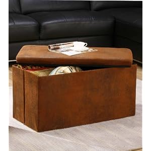 Well it's official.... : wedding 518hHp2OClL. SL500 AA300 Large Rustic Brown Micro Fiber Folding Storage Ottoman