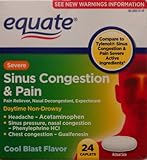 UPC 681131187206 product image for Equate Severe Sinus Congestion and Pain 24 ct, Compare to Tylenol Sinus Congesti | upcitemdb.com